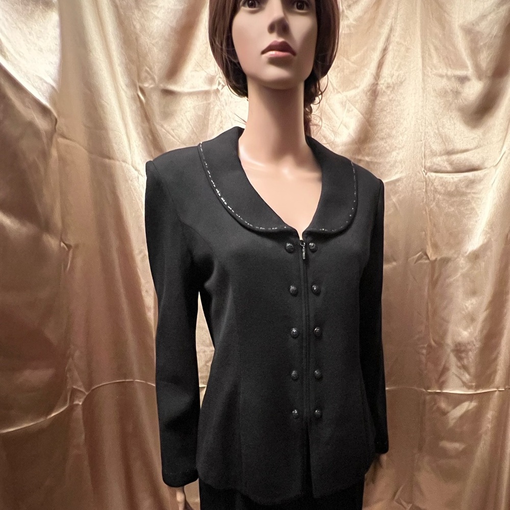 St John Suit Jacket: Zip up